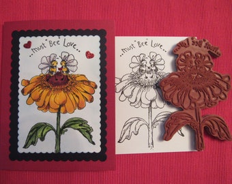 Must "Bee" Love Rubber Stamp