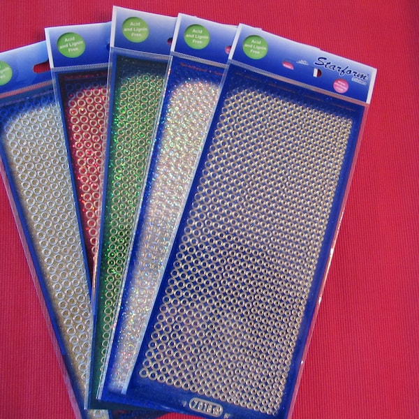 Glitter Dot Stickers Etsy