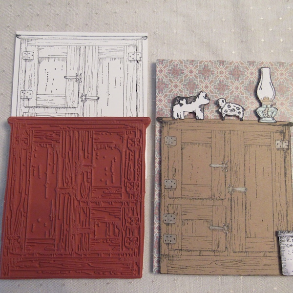 Ice Box Rubber Stamp