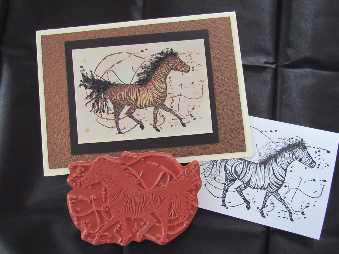 Wind Spirit Art Rubber Stamp by Artist Bob Benjamin for the Peddler's