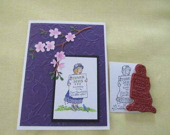 Flower Seeds - Kindness Mix Rubber Stamp