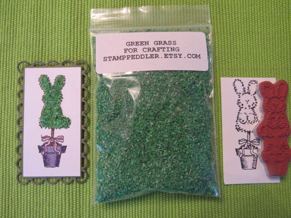 Strukturiertes grünes Gras zum Basteln