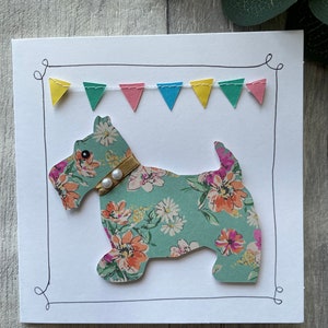 Handmade card - West Highland Terrier Westie cute dog - can be personalised