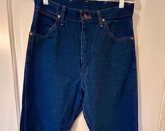 Wrangler dark wash bootcut cotton denim jeans
