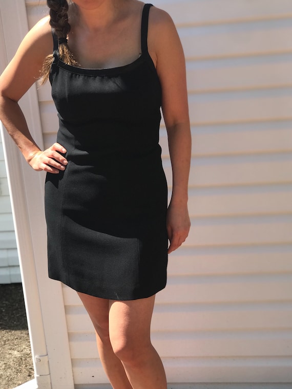 bebe black cocktail dress