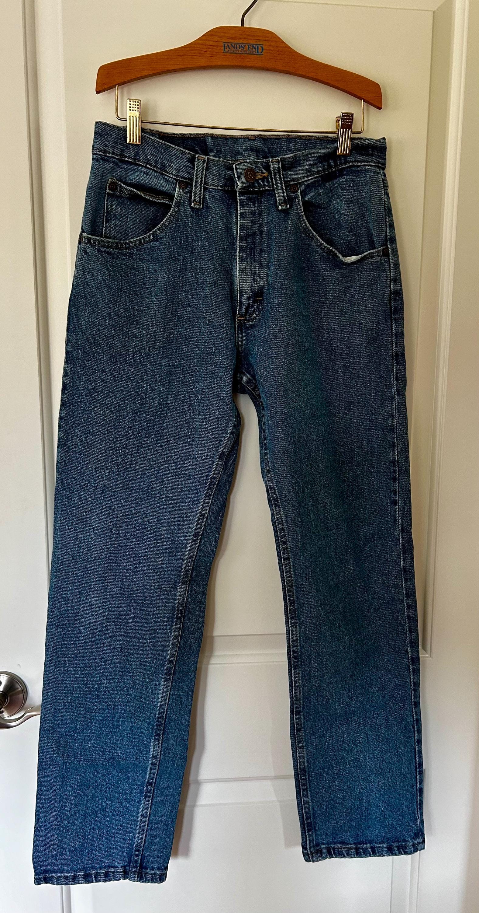 Vintage 5-pocket Wrangler Blue Jeans - Etsy
