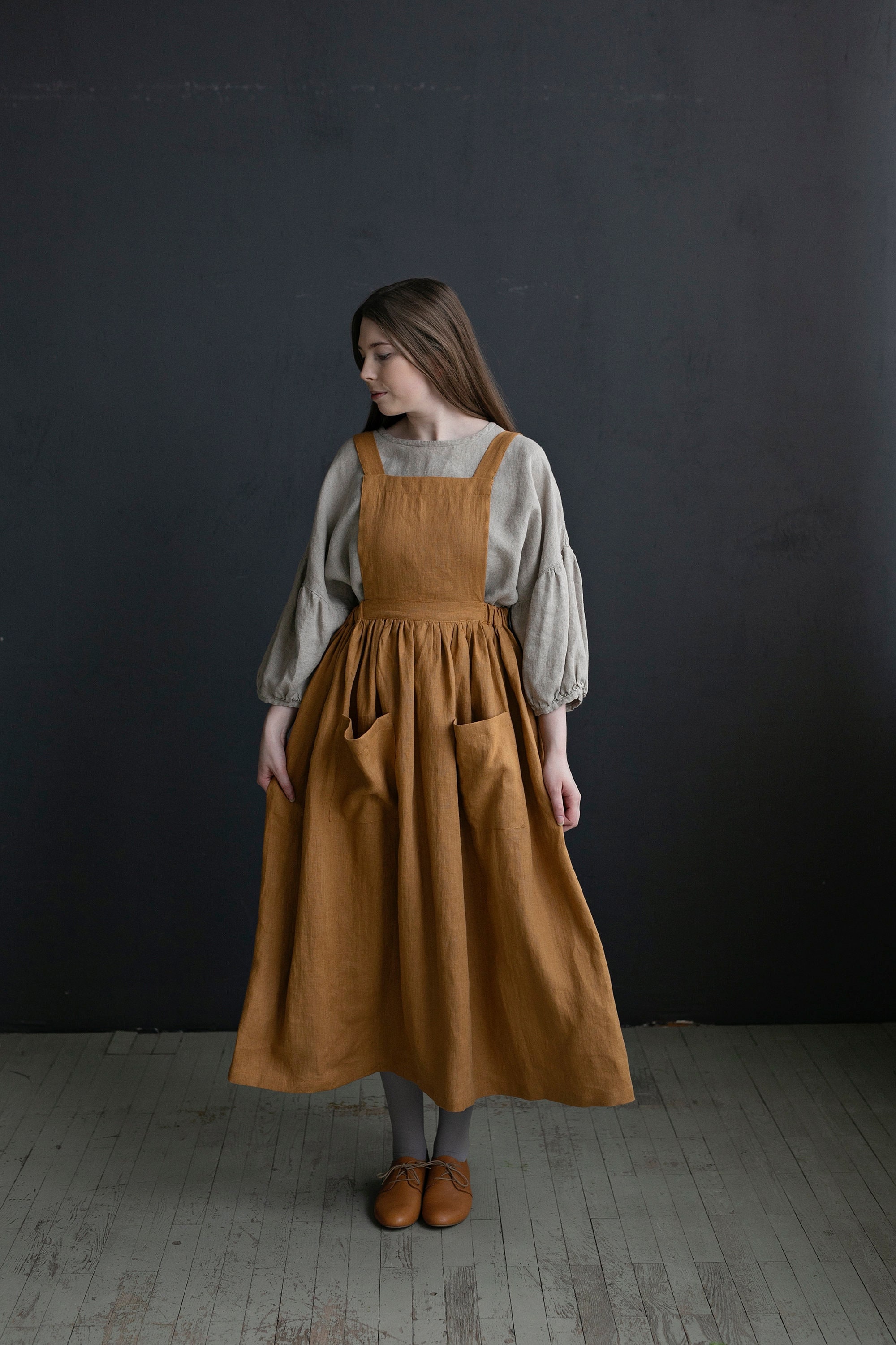 Ladies pinafore top dress size 20