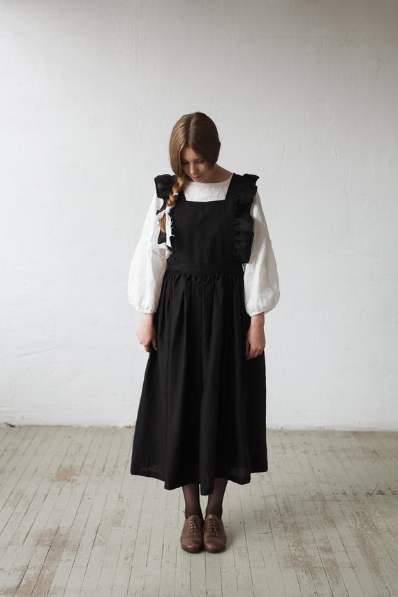 アンティーク　ヴィンテージ　エプロン　ドレス　 antique vintage フランスアンティーク エプロン （L0083 1900年代フランス製
