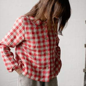 Garden Festive Peter Pan Collar Jacket, Linen Jacket, A Line Linen Jacket, Jacket Women, Coat for Women, Business Linen Jacket