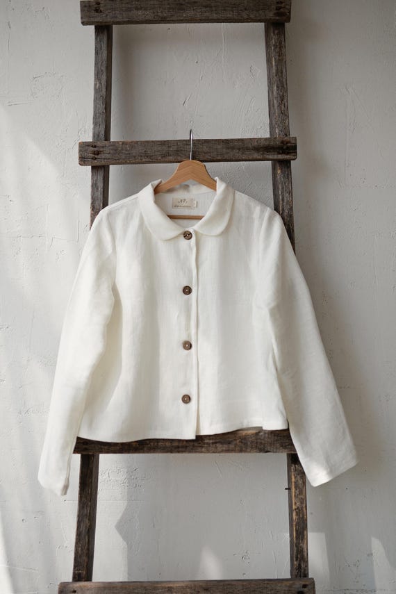 【22SS my beautiful landlet LINEN COAT】 Linen Wander Jacket by LeMair Handcrafts (Linen Jacket