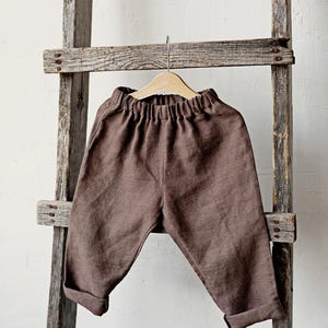 Cacao Linen Pants, Unisex Linen Pants, Different Embroideries, Linen Pants Kids, Linen Pants Girls, Linen Pants Boys, Linen Trousers