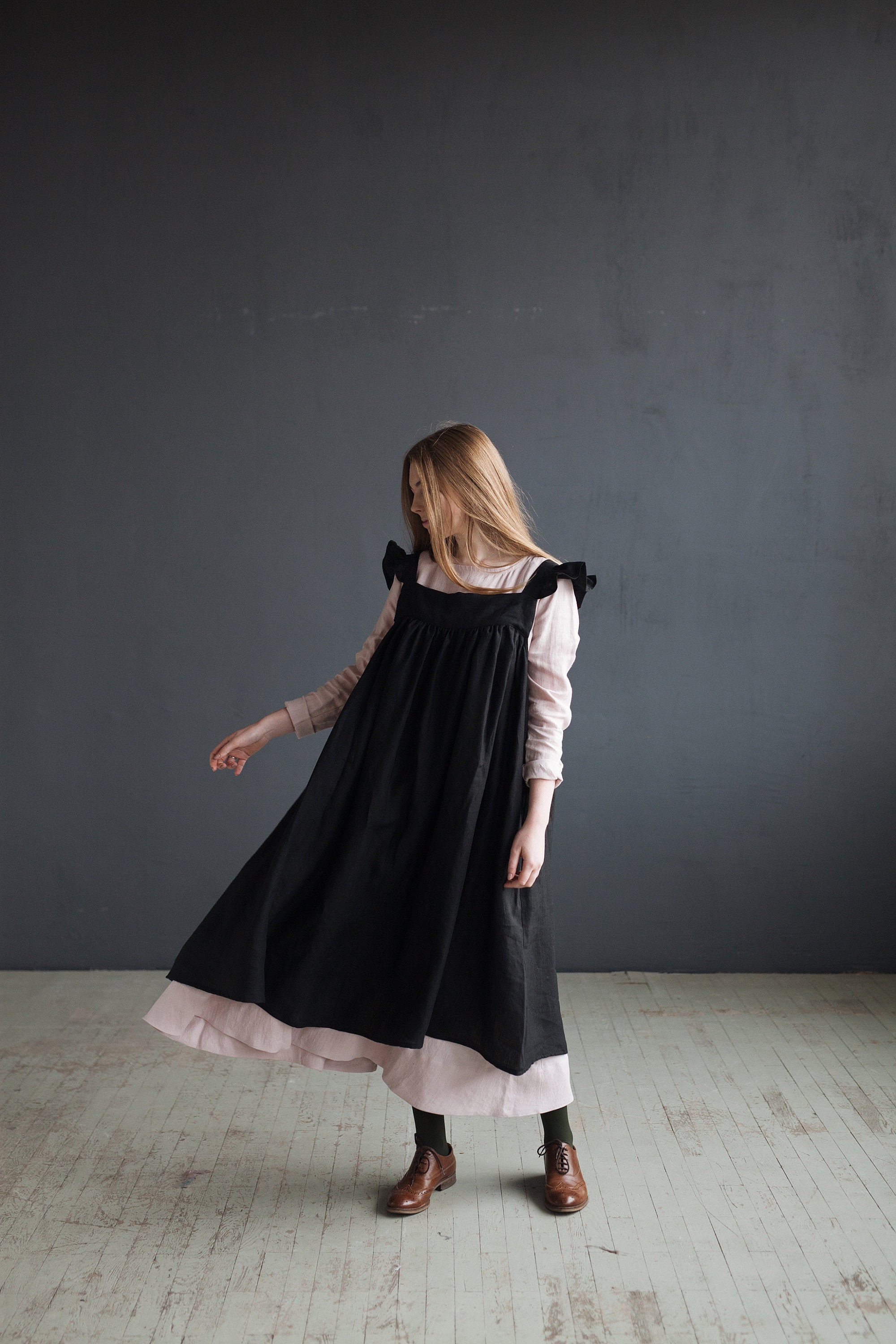 Black Pinafore Dress - Etsy Black Pinafore Dress - Etsy