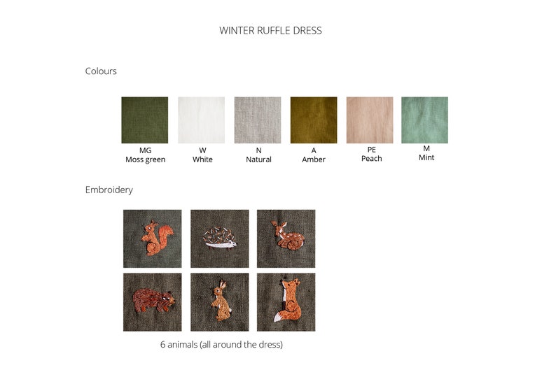 Baby Linen Dress Linen Clothes Girls Dress Girls Flower Girl Dress Winter Ruffle Linen Dress 6 Different Colours Baby Dress