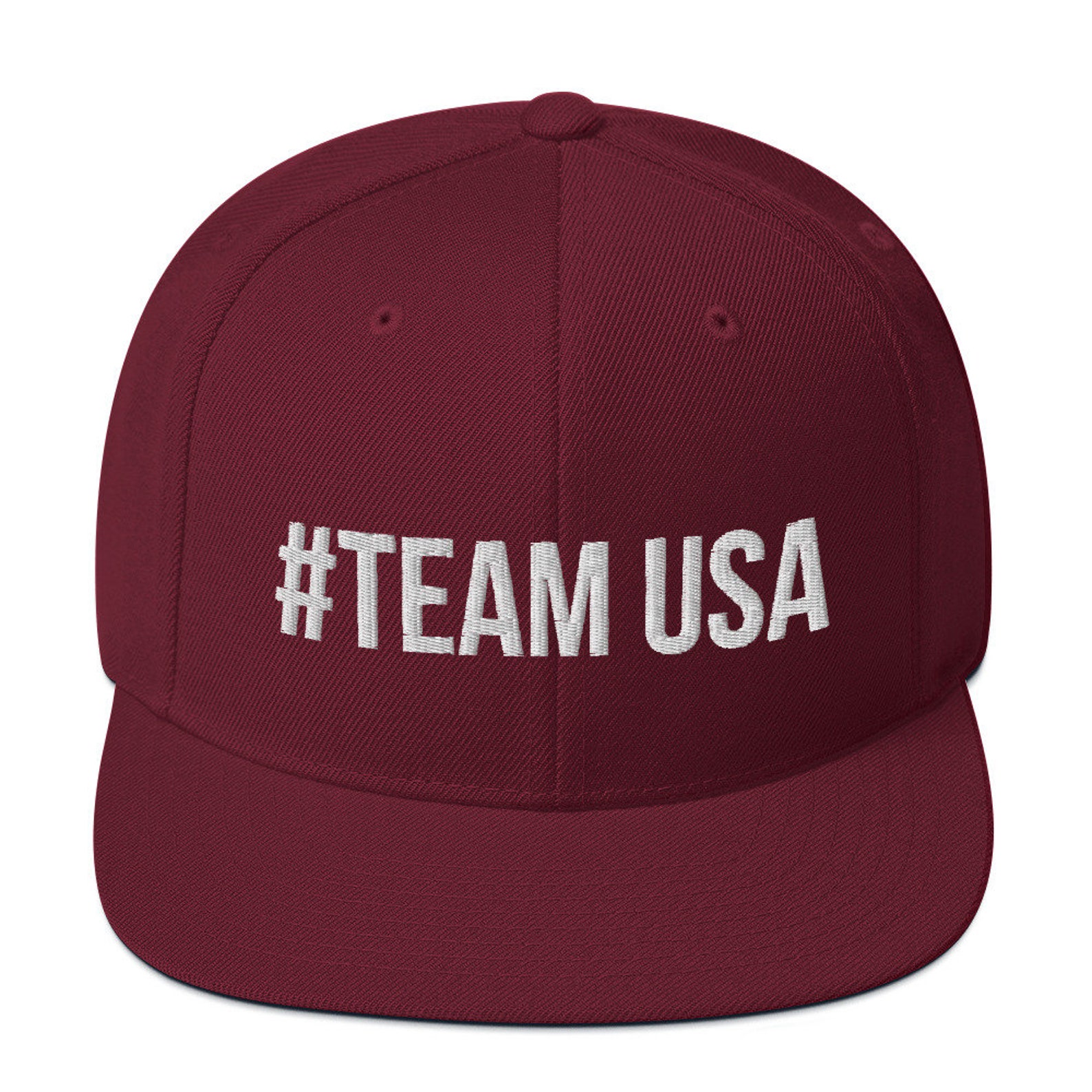 TEAM USA Snapback Baseball Cap TEAMUSA Olympics Snap Back Etsy