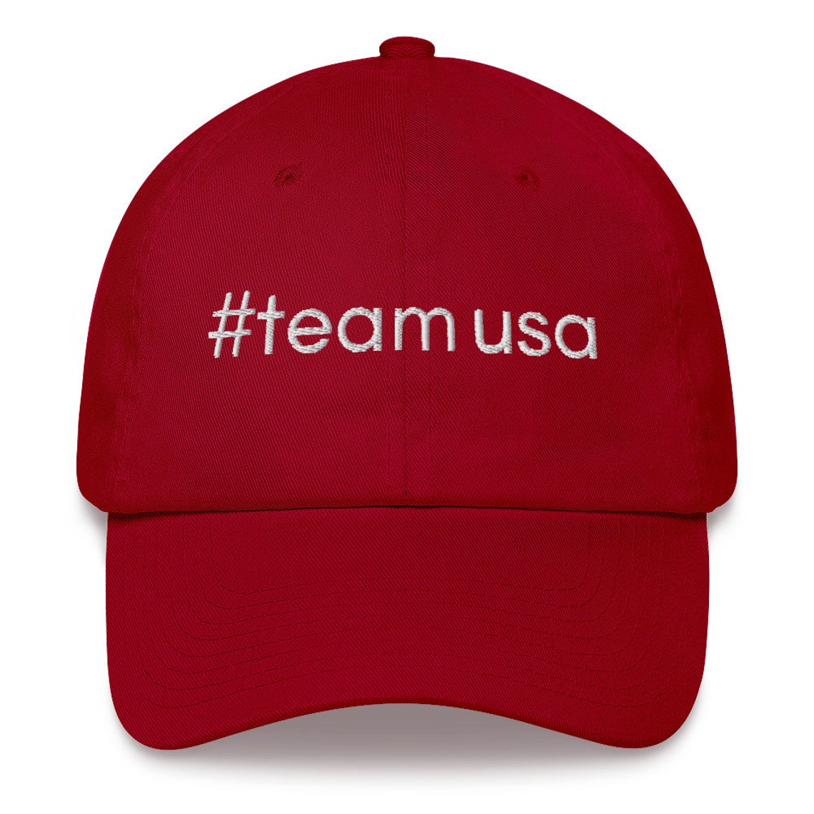 TEAM USA Baseball Cap TEAMUSA Olympics Cotton Twill Dad Hat Etsy