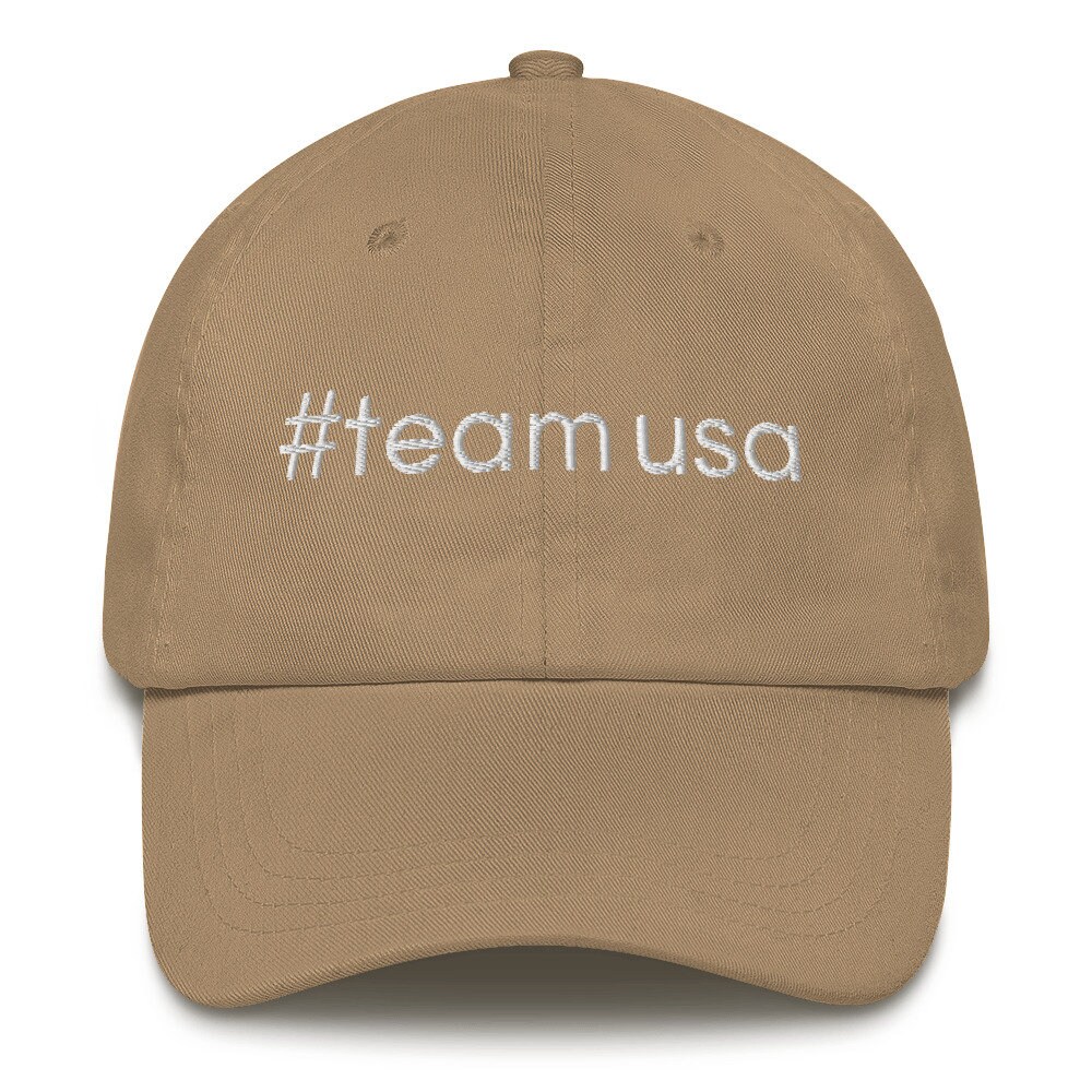 TEAM USA Baseball Cap TEAMUSA Olympics Cotton Twill Dad Hat Etsy