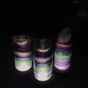 Lamp: Rainbow Fluorite with Amazing Clarity