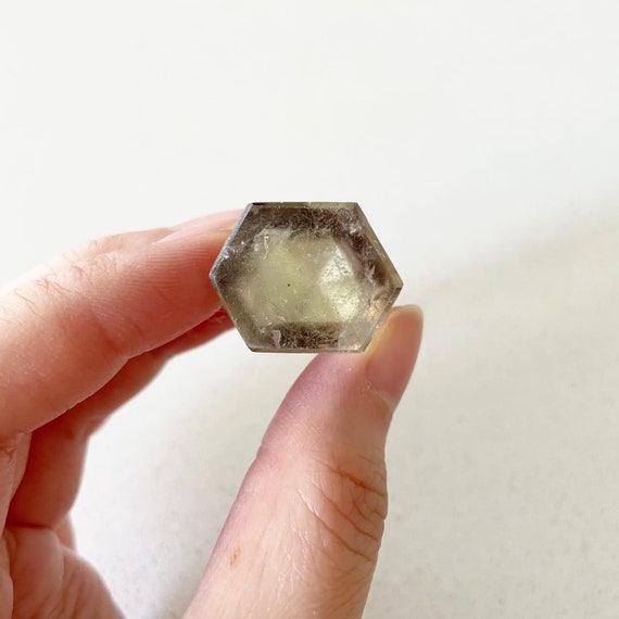 スモーキーシトリンポイント ファントム&タイムリンクあり ブラジル産 スモーキーシトリンポイント ファントム&タイムリンクあり