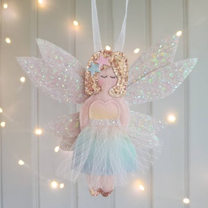 Fairy Decoration. Hanging decoration gift. Four skin tones, various colours.