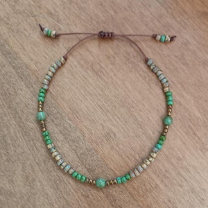 Women&#39;s Boho Ankle Bracelet, Beaded Anklet, Adjustable Ankle Bracelet, Casual Wear Anklet, Anklets for Women, Christmas Gift For Her