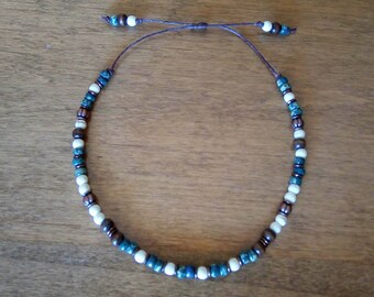 Women's Boho Ankle Bracelet, Beaded Anklet, Adjustable Ankle Bracelet, Beach Style Anklet, Anklets for Women, Christmas Gift For Her