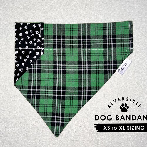 Personalized Dog Bandana Over the Collar Dog Bandana Etsy