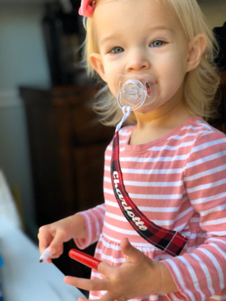 Personalized Pacifier Clip Set Mix and Match Baby Pacifier Etsy