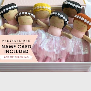 Personalized Flower Girl Doll Gift, Flower Girl Proposal, Will You Be My Flower Girl, Thank You for Being My Flower Girl, Handmade by us