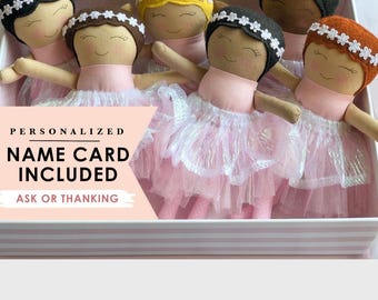 Handmade Personalized Flower Girl Doll Gift: Asking or Thanking