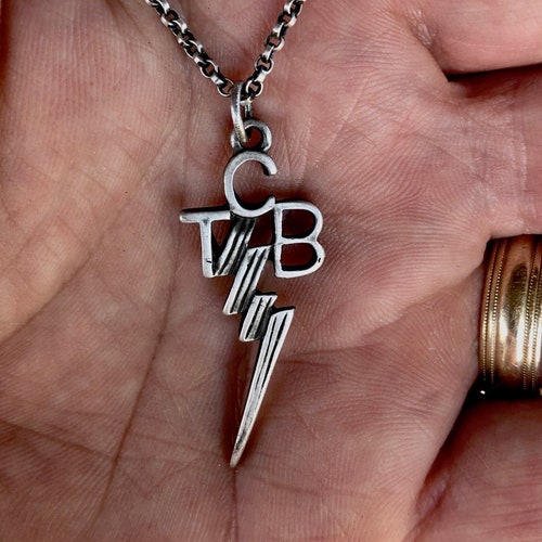 TCB Necklace. Rockabilly. Rock and Roll 
