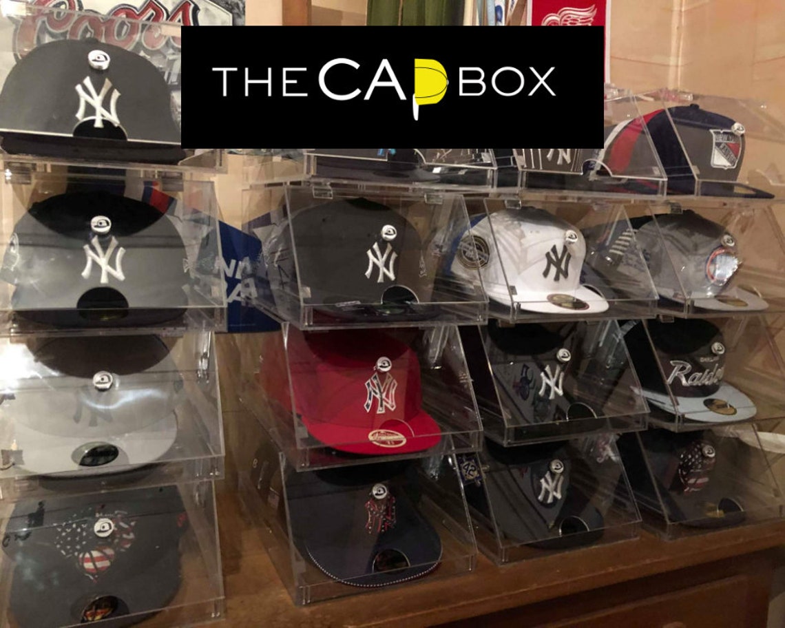 Glasshouse Capbox Orange Stackable Storage Container Baseball Etsy