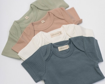 Newborn Baby Boy Girl Clothes Ribbed Knitted Cotton Romper Bodysuit Hooded Tops Long Trousers Fall Winter Outfit Newborn Baby Boy Girl Clothes Ribbed Knitted Cotton Romper Bodysuit Hooded Tops Long Trousers Fall Winter Outfit