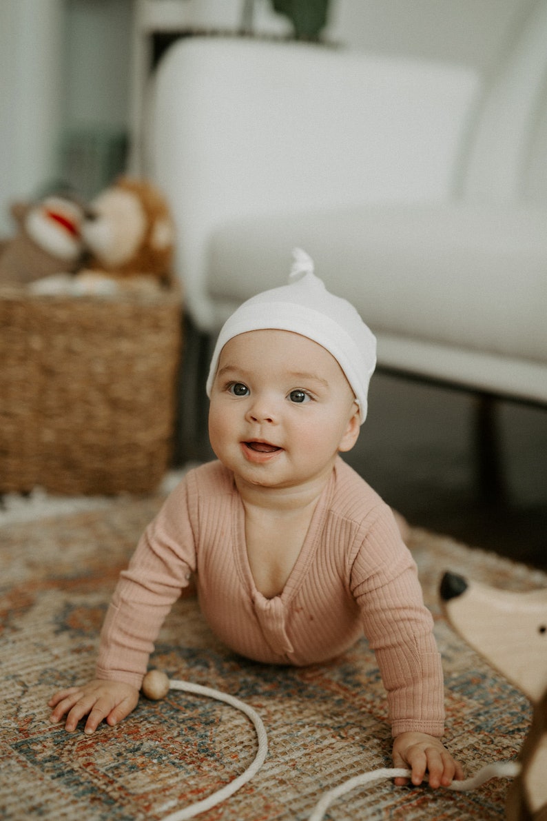 Baby beanie, baby hat, skull hat, baby beanie hat, baby skull cap image 2