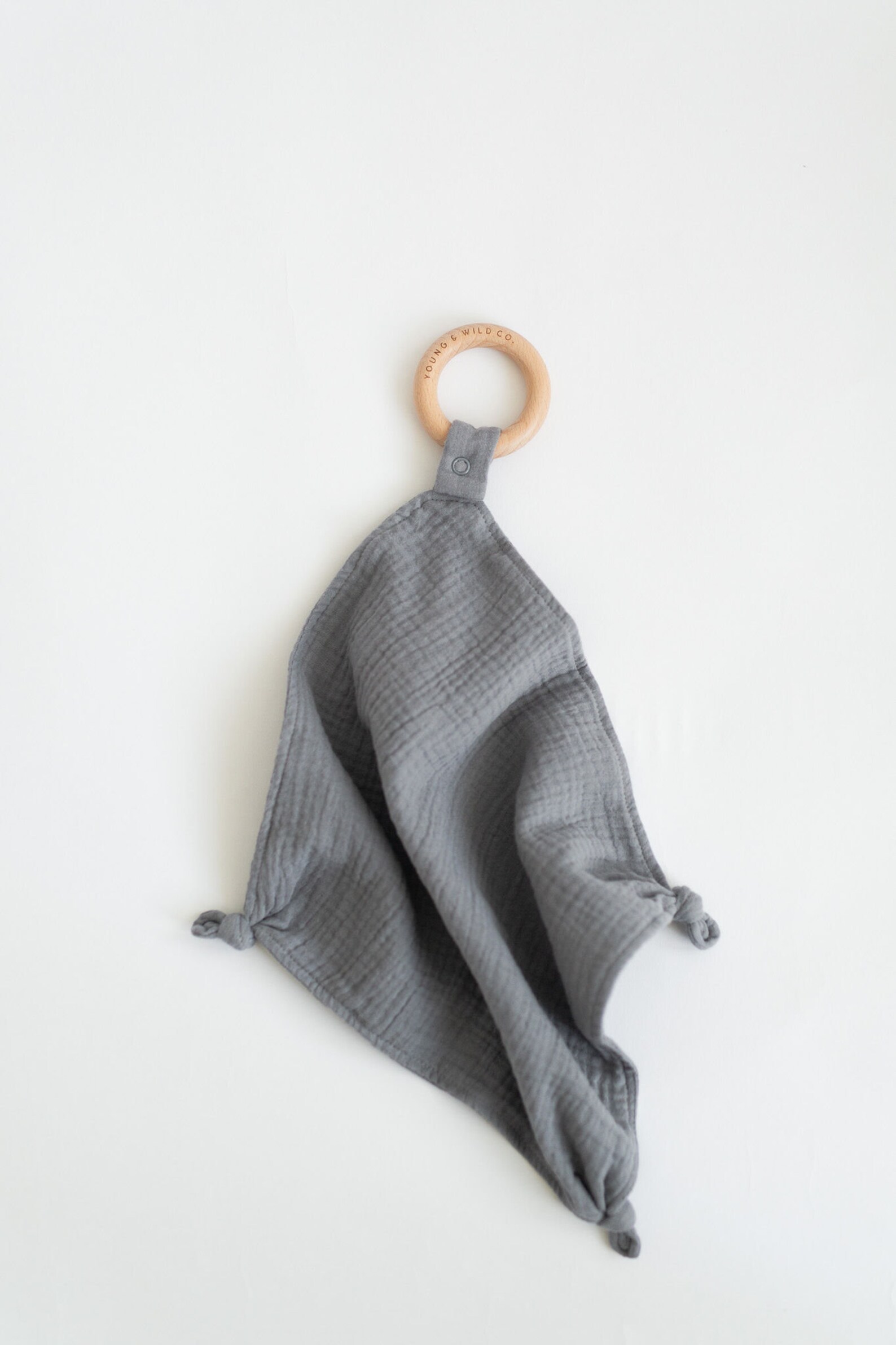 Lovie Blanket With Teething Ring Lovey Blanket Baby Etsy