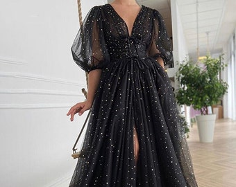 Black Wedding Dress Plus Size Etsy