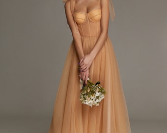 Beige Prom Dress | Etsy Singapore