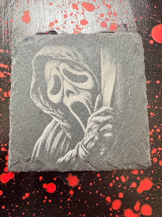 Ghostface slate Coasters