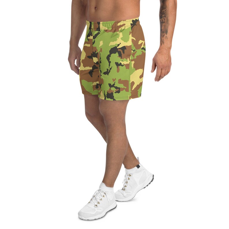 Camo Men/'s Athletic Long Shorts