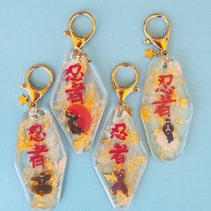 Keychain/Bag Charm - Ninja Theme