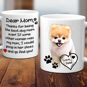 Dog Mom Mug, Personalized Dog Mug, Dog Mothers Day Gift, Dog Mom Gift, Pet Portrait Mug, Pet Lovers, Custom Dog Mug, Pet Mom, Mug for Mom