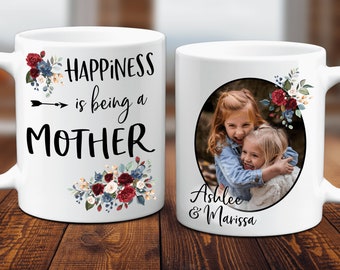 Personalized Photo Mug, Custom Mom Gift, Mother's Day
