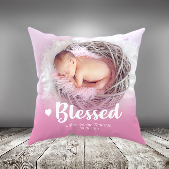 Etsy personalized baby pillow hotsell