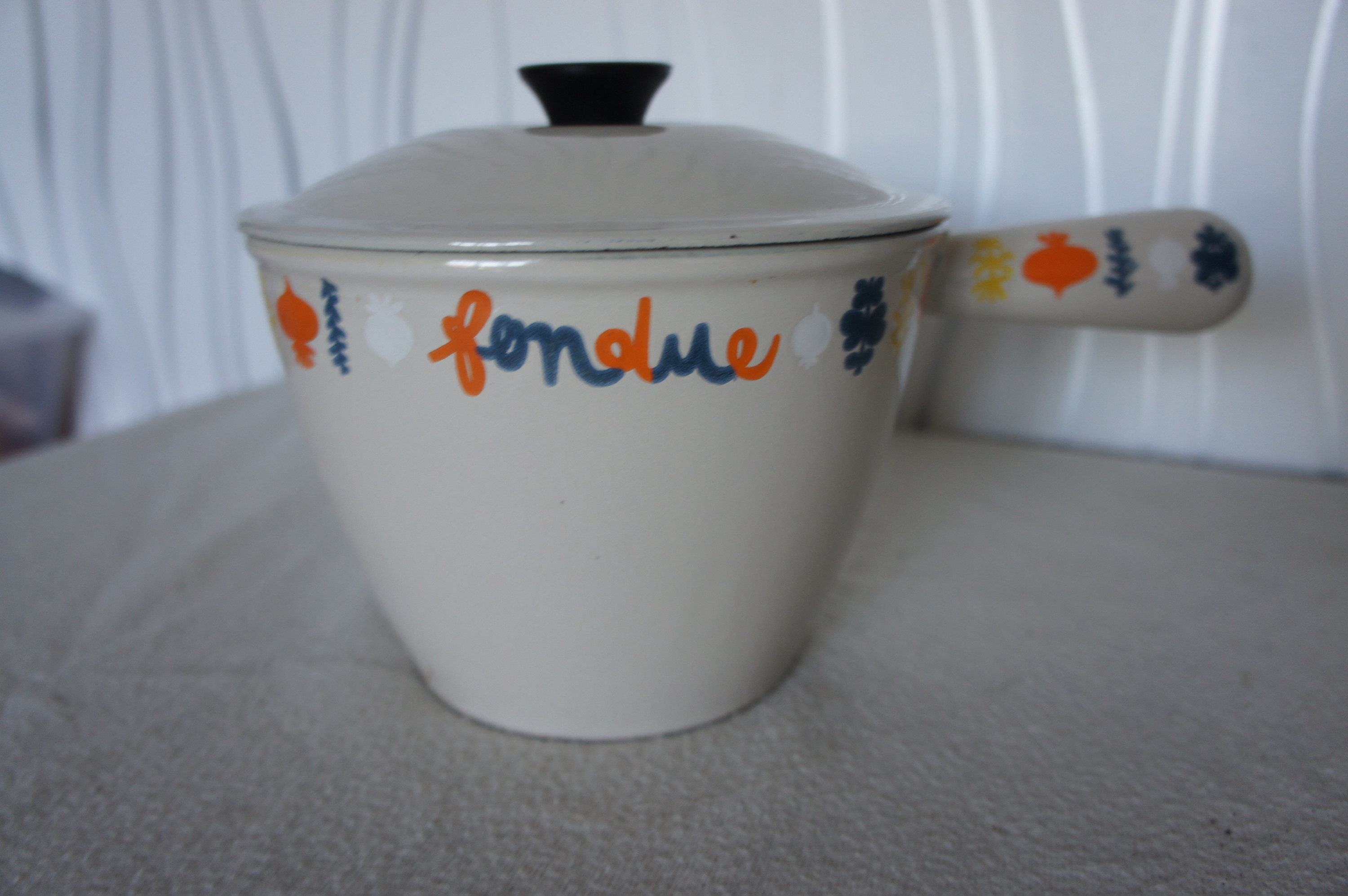 Caquelon casserole Royal porcelaine de luxe vintage