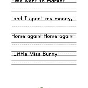 Copy Work Copywork Printables Homeschool Copy Work Printables ...