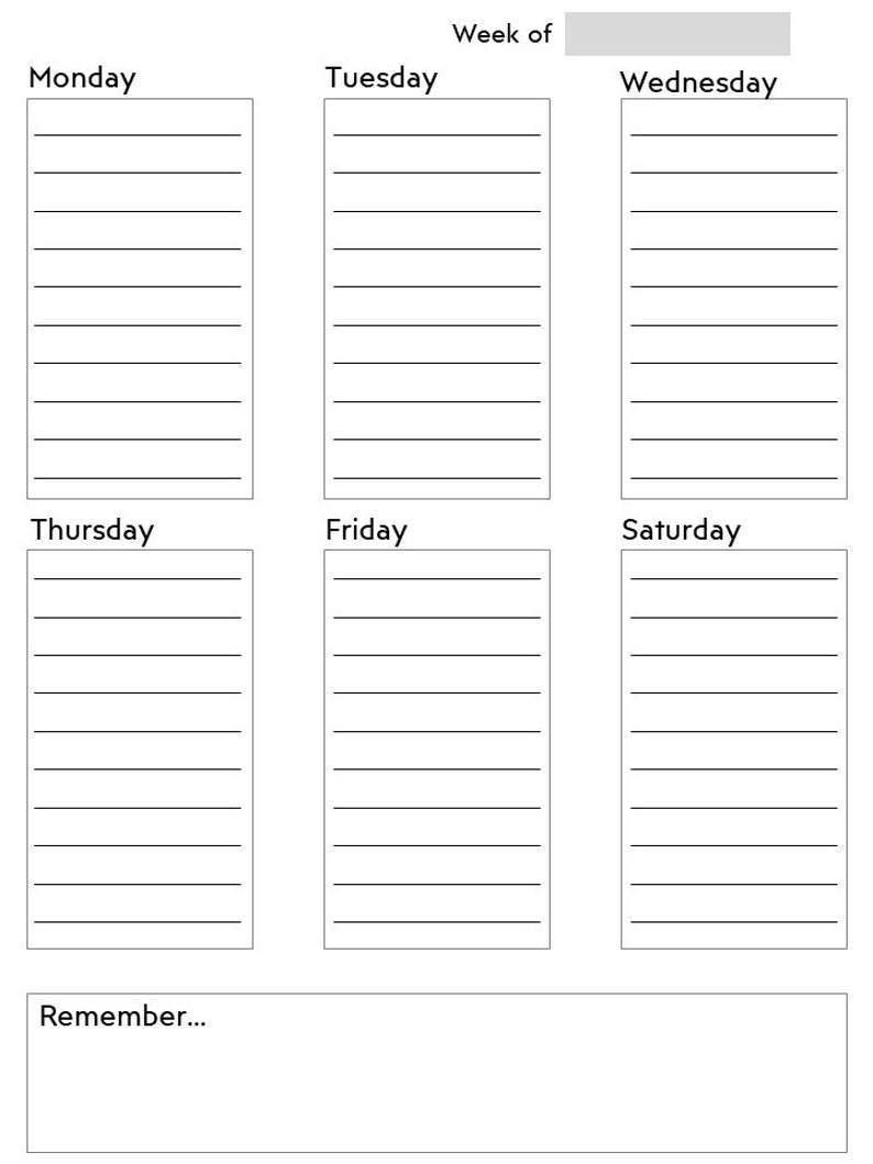 Homeschool student planner printable editable planner inserts etsy