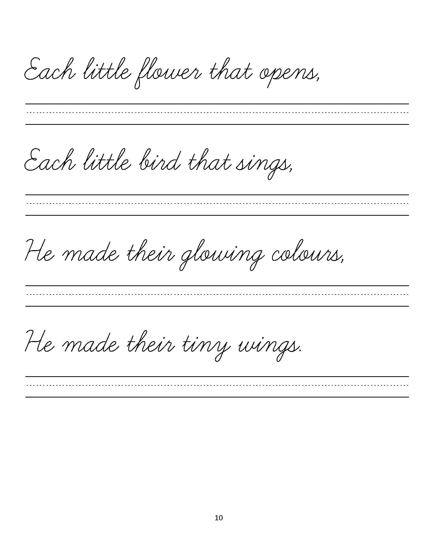 Copy Work Copywork Printables Homeschool Copy Work (Download Now) - Etsy