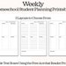 Homeschool Student Planner Printable Editable Planner Inserts ...