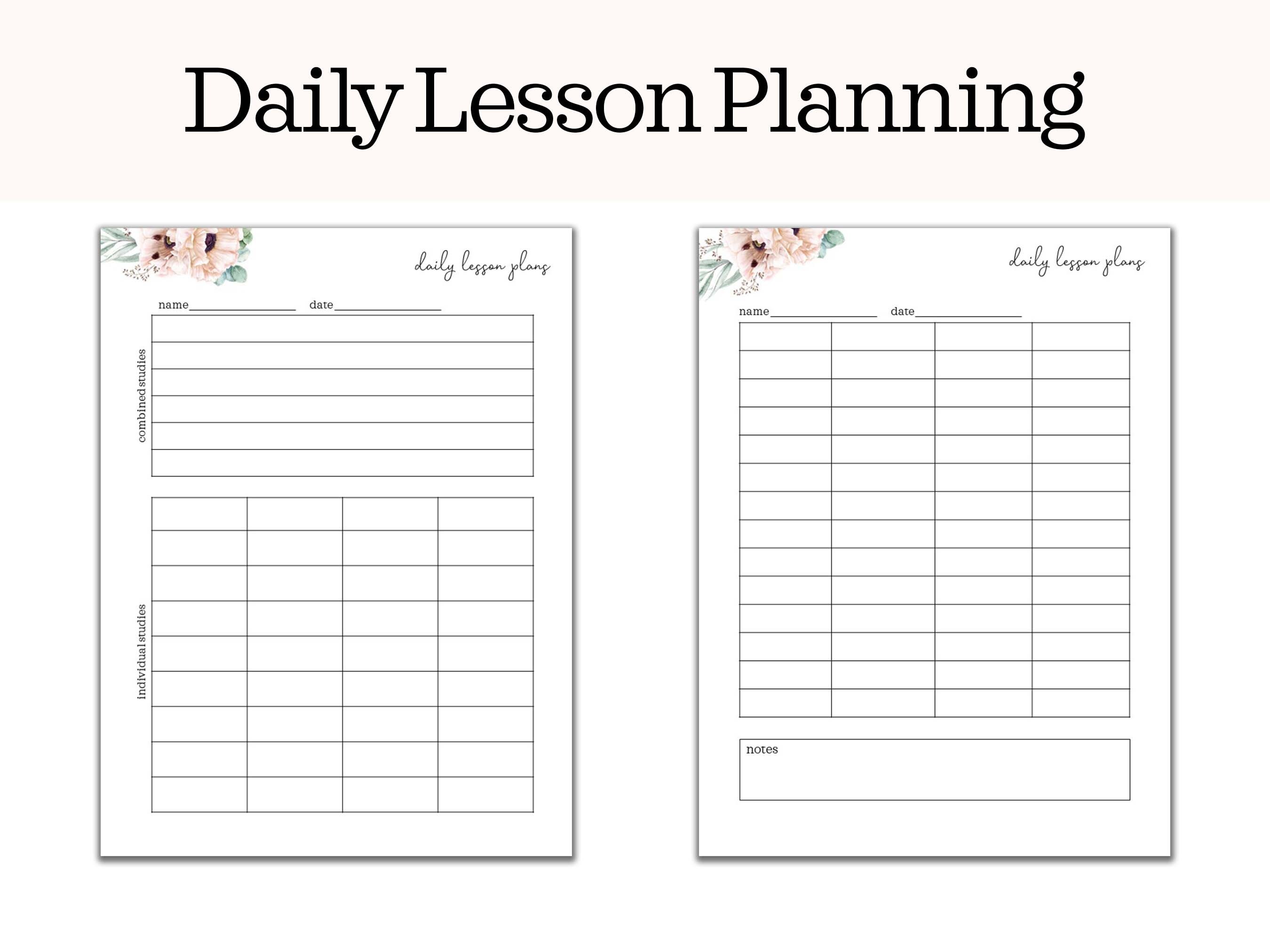 2022-2023 Homeschool Planner editable Homeschool Planner - Etsy