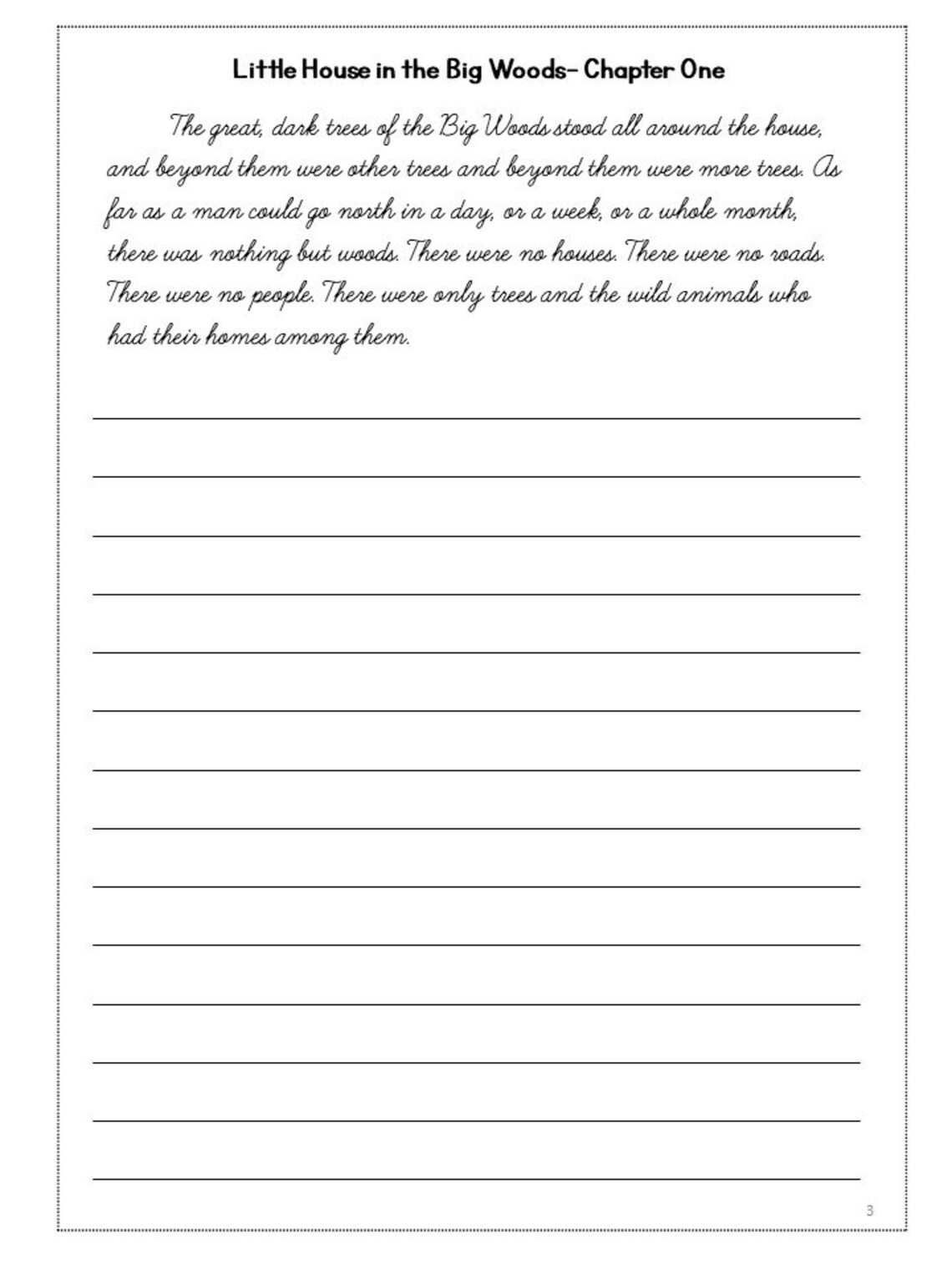 Copywork Printable Copy Work Printables Homeschool Copy Work | Etsy
