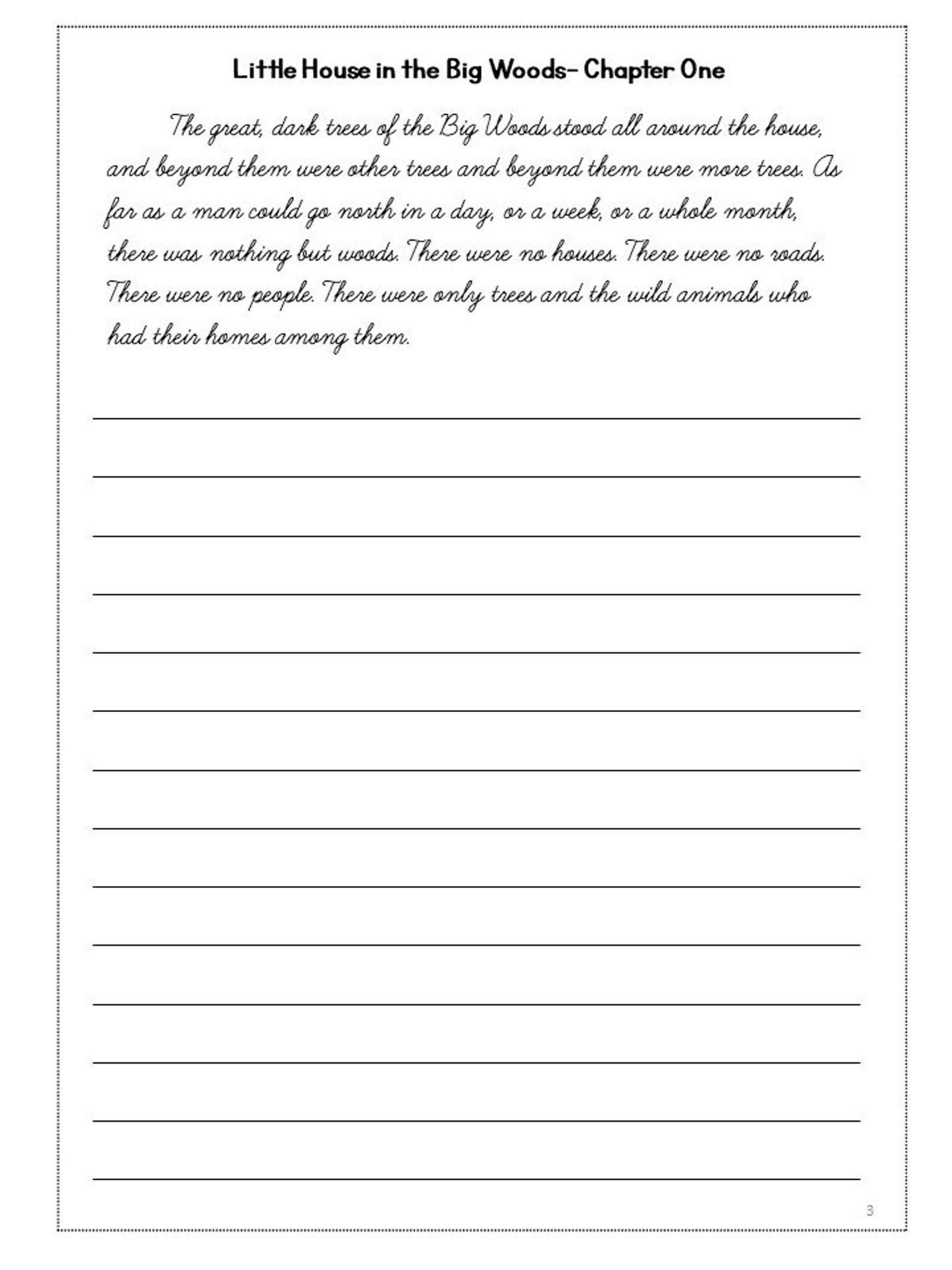 Copywork Printable Copy Work Printables Homeschool Copy Work Etsy